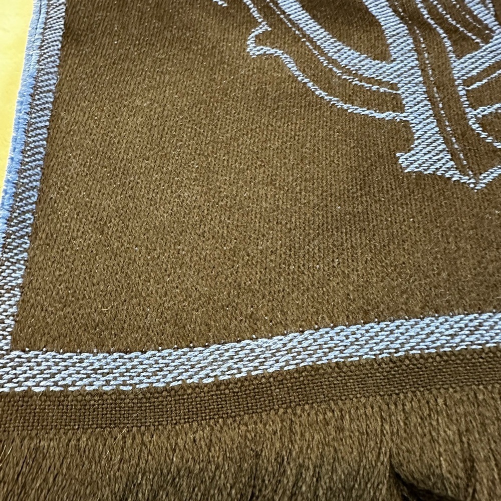Roberto Cavalli Black and Blue Women's scarfs - Picture 5 of 6